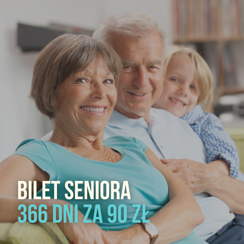 Bilet Seniora – tylko 30 zł na 90 dni lub 90 zł na 366 dni - zachęcamy do skorzystania 