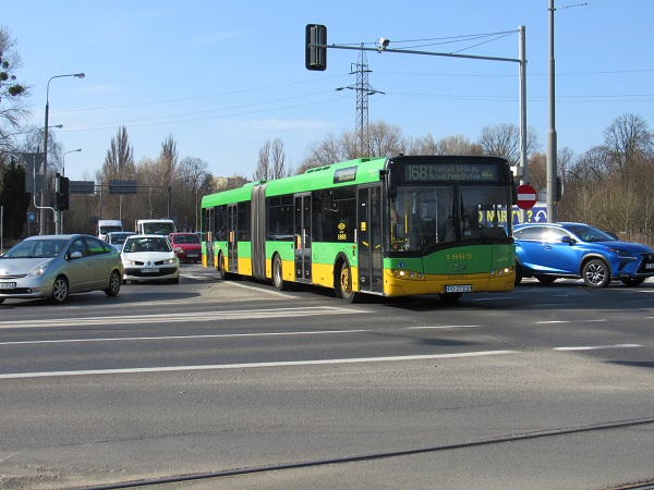 [AKTUALIZACJA 16 SIERPNIA] Linia nr 168 – zmiana trasy przejazdu od poniedziałku (24 lipca) z uwagi na II etap remontu ulicy Strzeszyńskiej (pomiędzy ul. Jasielską i Lutycką)
