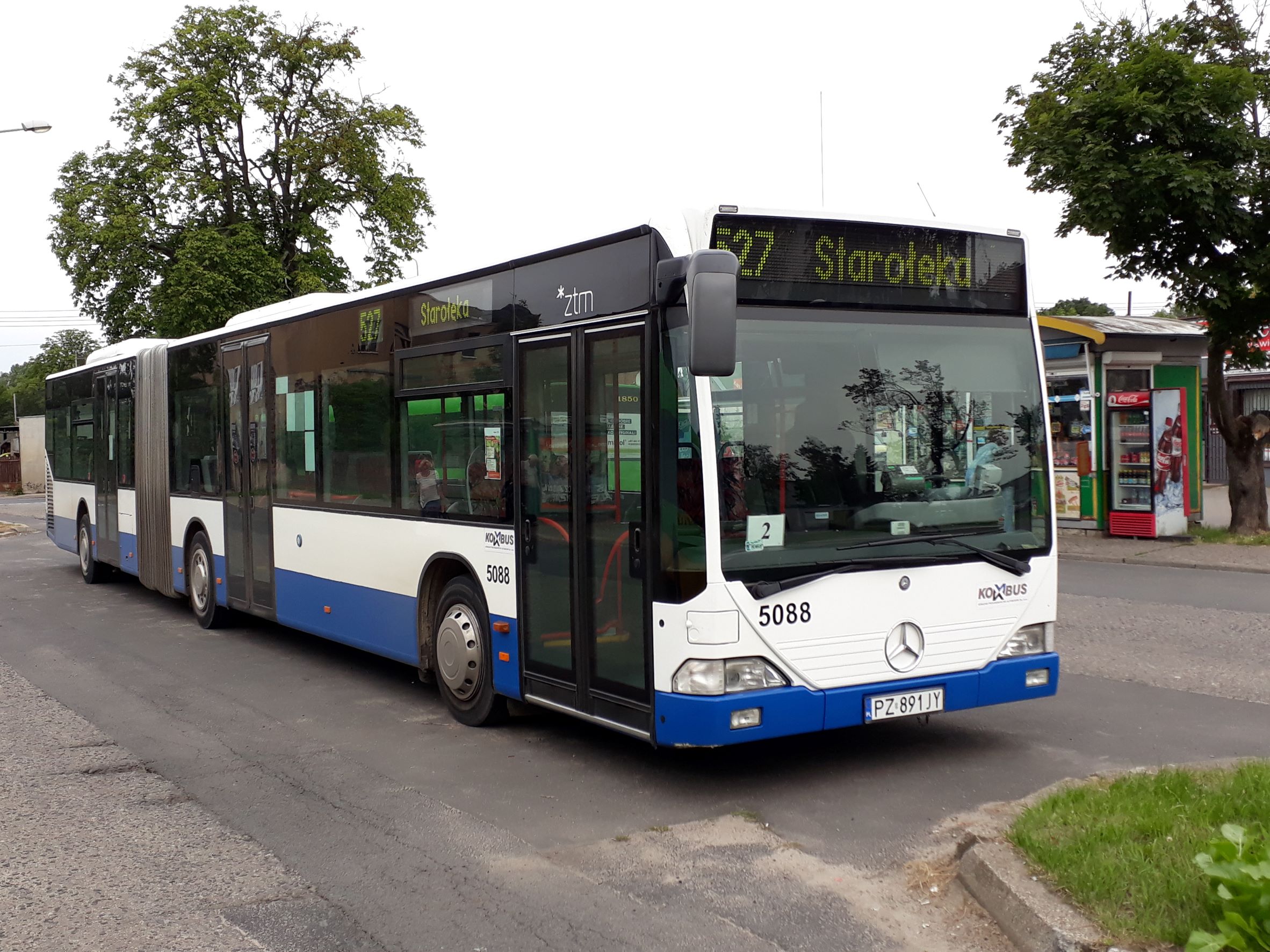 Linia nr 527 – zmiana trasy przejazdu w Daszewicach od 8 maja