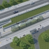 Przebudowa trasy tramwajowej Kórnicka- os. Lecha- rondo Żegrze: wizualizacja - Tysiąclecia
