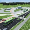Budowa trasy tramwajowej do pętli Falista - wizualizacja nr 4