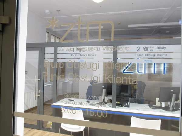 Punkt i Biuro Obsługi Klienta w siedzibie ZTM przy ulicy Matejki – ponownie otwarte od 16 sierpnia. Zapraszamy