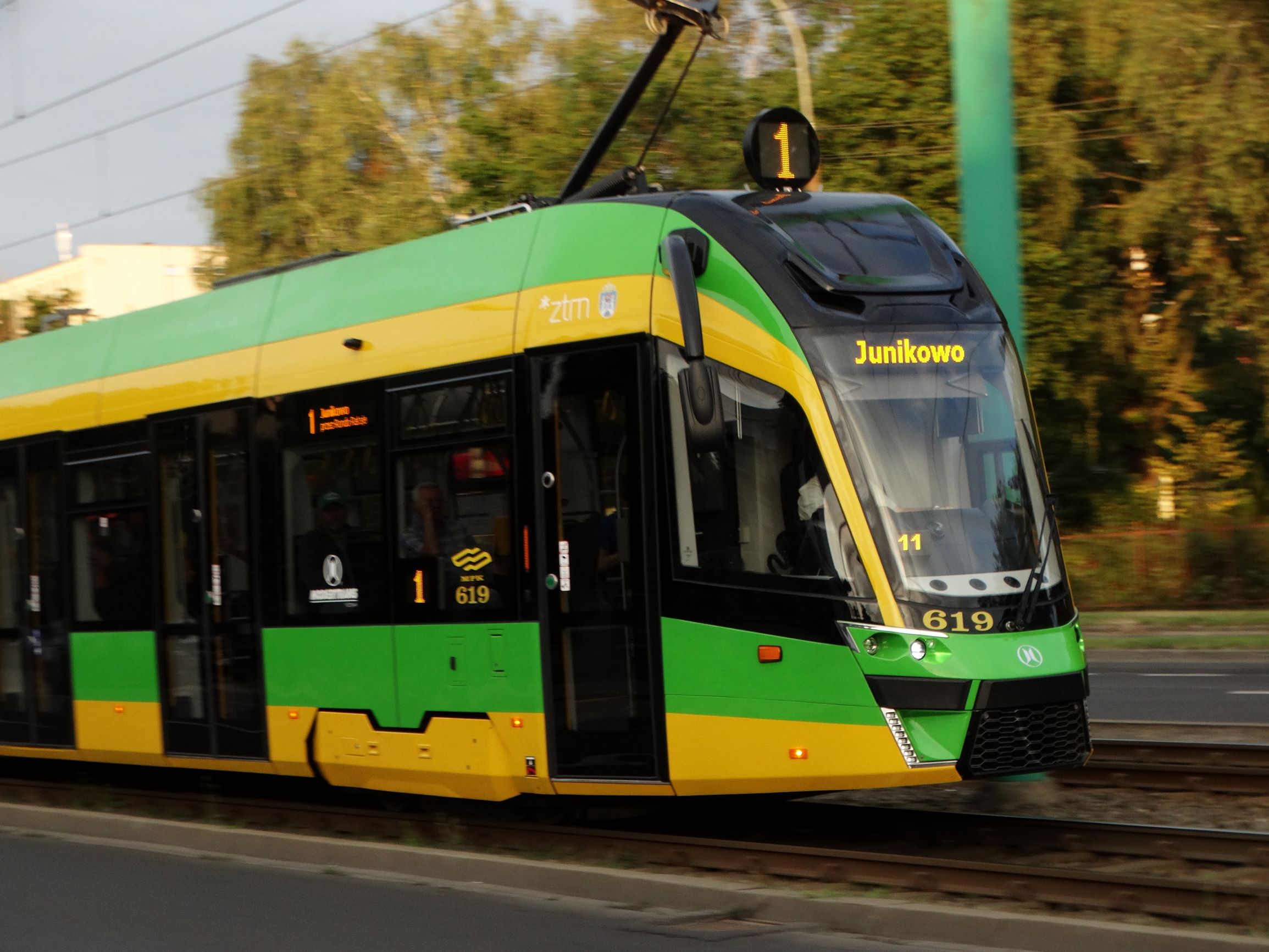 Linie nr 1, 6, 13 oraz 39 – powrót tramwajów na stałe trasy do Junikowa od niedzieli (19 grudnia)