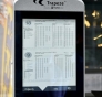 Rozkład jazdy na e-papierowym wyświetlaczu