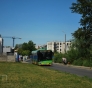 Testy przejezdności w rejonie projektowanej pętli autobusowej na Naramowicach