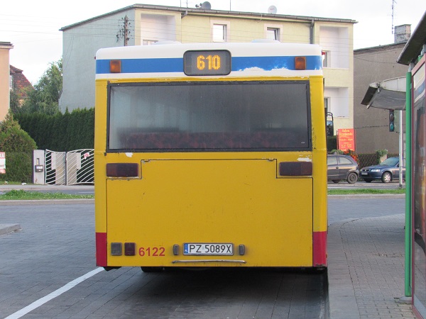 Zmiana trasy linii nr 610 w rejonie ulicy Fabrycznej w Luboniu