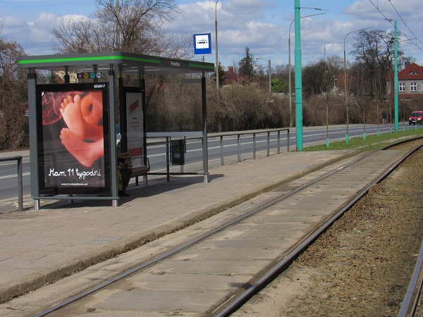 Wyłączenie z użytkowania przystanku Poznańska (kierunek centrum) z uwagi na remont - od 25 maja (wtorek)