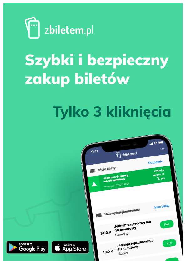 Bilety ZTM Poznań od 1 czerwca dostępne w aplikacji mobilnej zBiletem