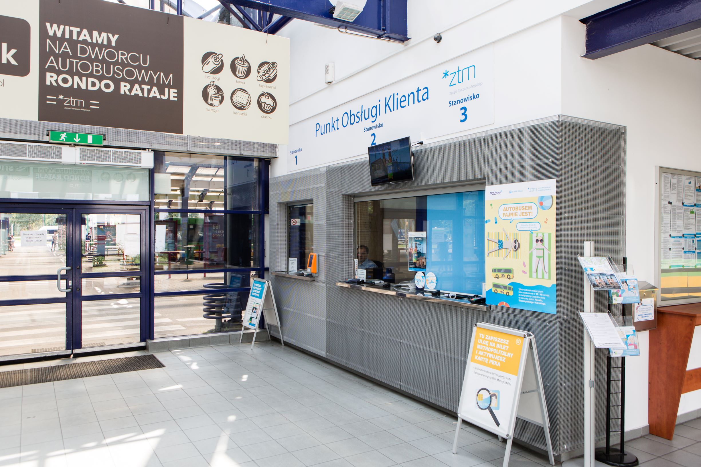 Punkt Obsługi Klienta ZTM na Dworcu Rataje ponownie dostępny dla klientów od 7 stycznia 2021r.