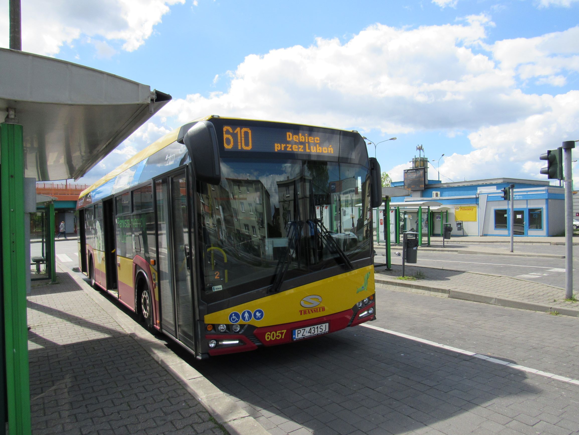 Linie nr 610, 614 oraz 215 – awaryjna zmiana trasy przejazdu na obszarze Lubonia od 16 maja (poniedziałek)