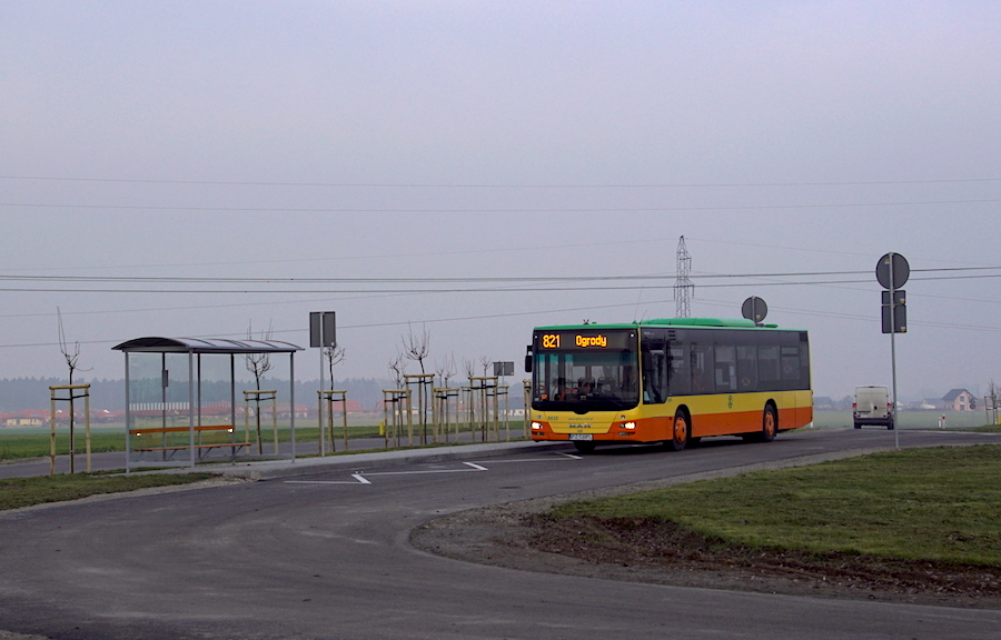 Linia nr 821 – nowa trasa i rozkład jazdy od piątku (1 stycznia 2021 r.)