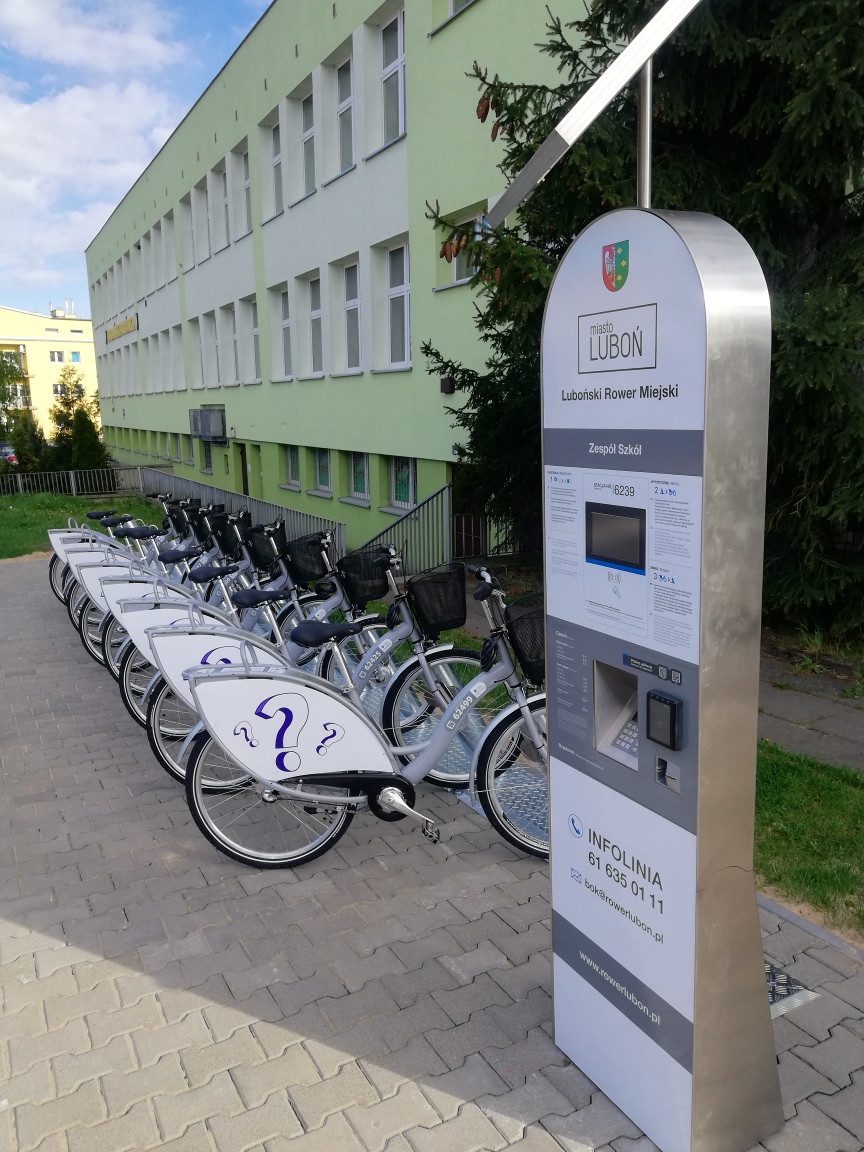 Nie tylko Poznański.Można także korzystać z Lubońskiego Roweru Miejskiego, w którym otwarto trzy nowe stacje