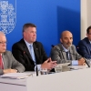 Piotr Snuszka, Maciej Wudarski, Paweł Śledziejowski i Marcin Wiśniewski podczas konferencji prasowej