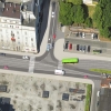 Wizualizacja trasy tramwajowej na Naramowice w rejonie Starej Rzeźni